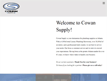 Tablet Screenshot of cowansupply.com